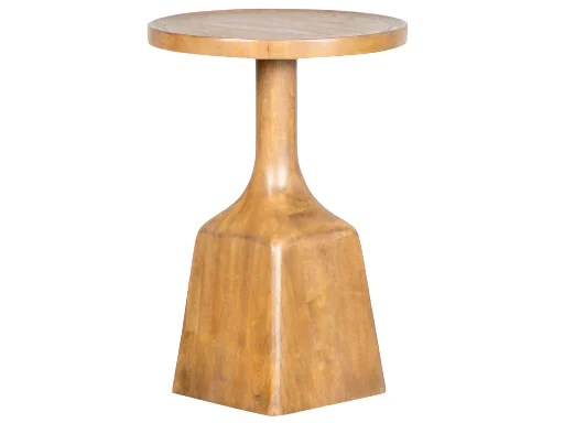 Lindon Round Pedestal Accent End Table image